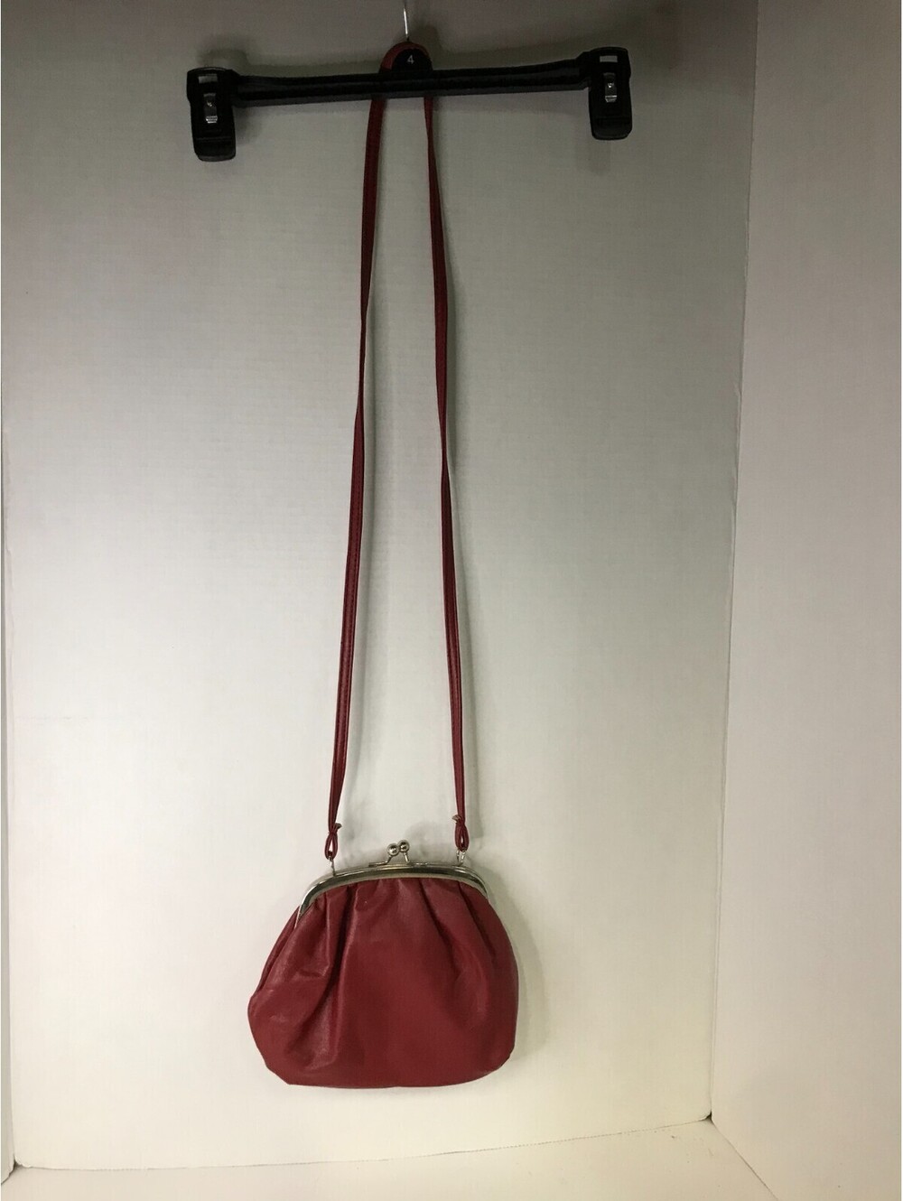 Red Purse Crossbody, Stylish Cute Clasp